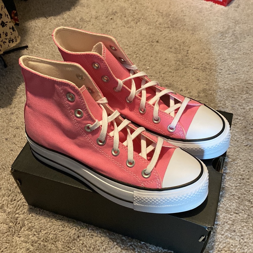 Pink Platform Converse - Picture 7 of 8